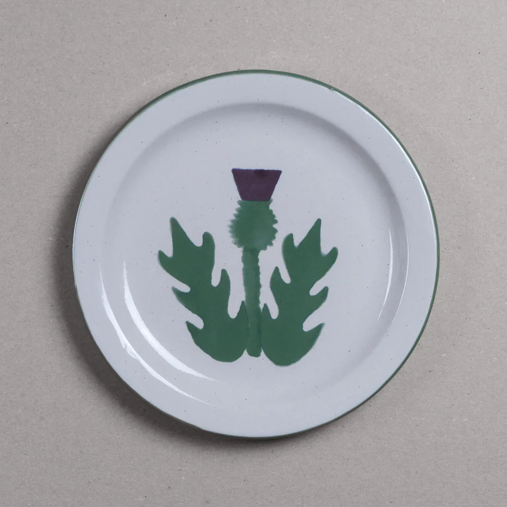 Cream Thistle 3 Piece Dinner Set - Image 4