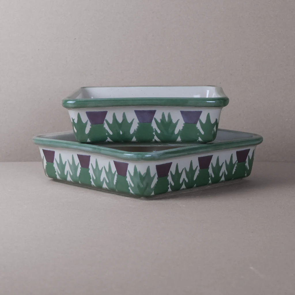 Cream Thistle Baking Dish - Image 3