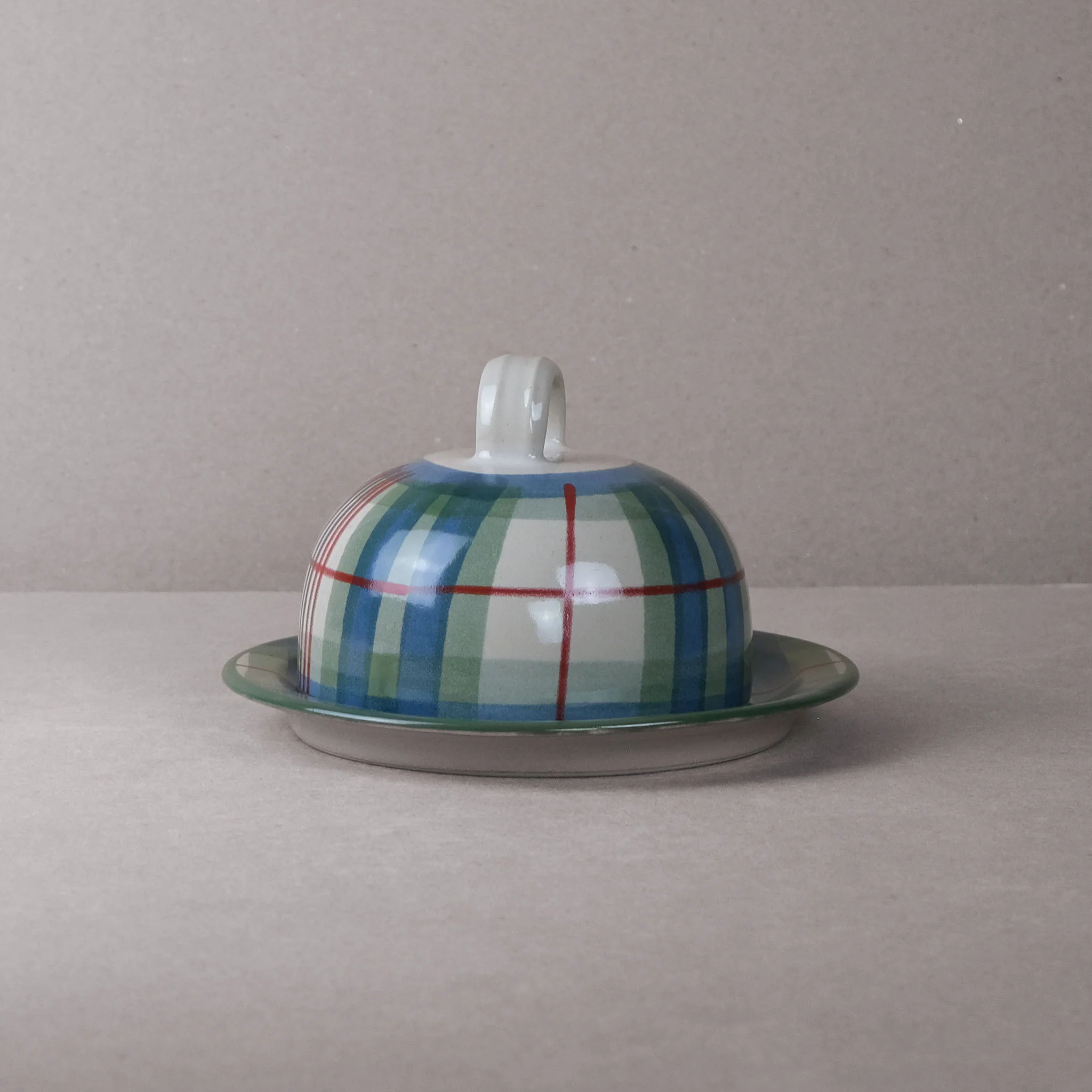 David Kennedy Cheese Dome and Plate