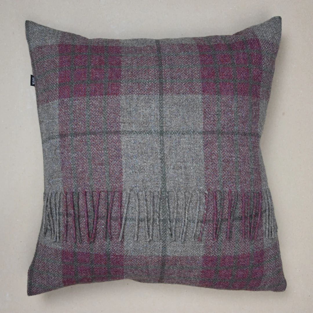 Duncan Chisholm Scottish Lambswool Throw Cushion Cover