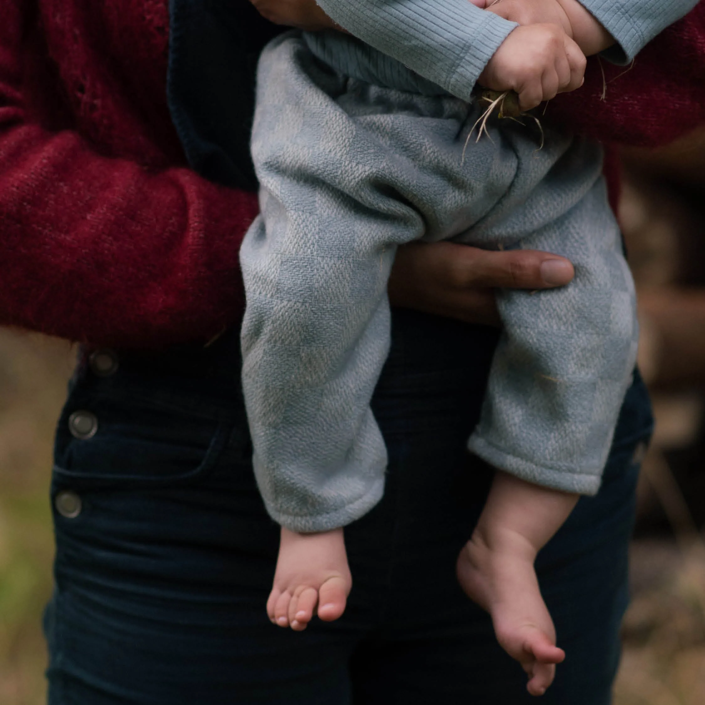 Forget-Me-Knot Wool Cotton Baby Trousers - Image 3