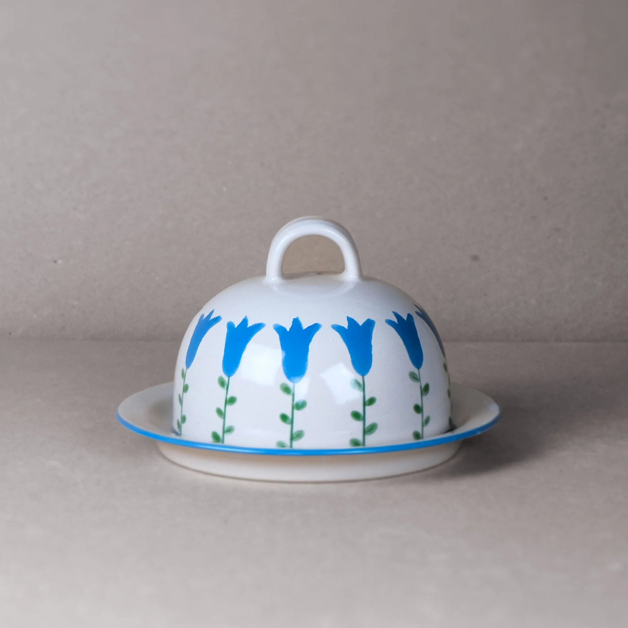 Harebell Cheese Dome and Plate