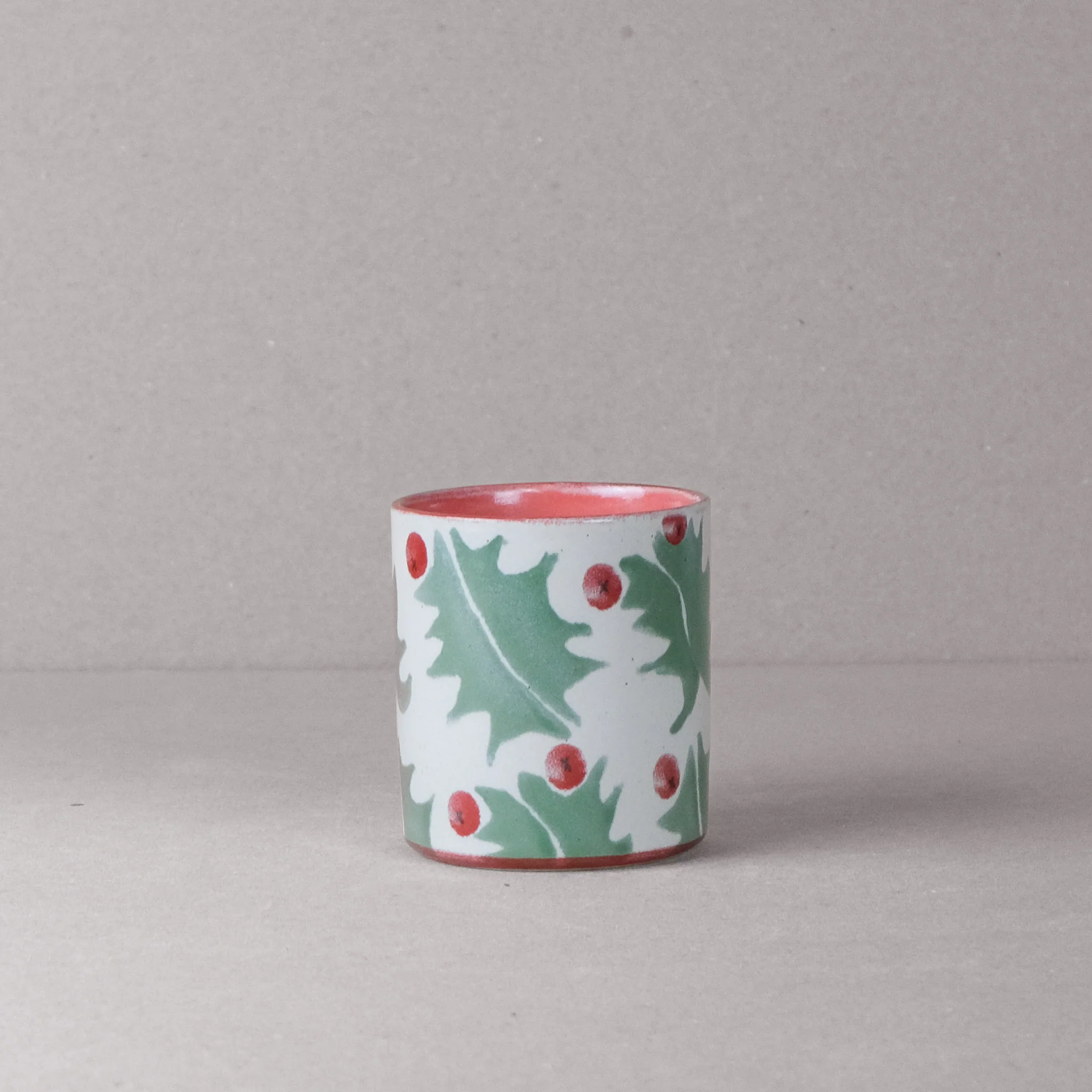 Holly Medium Mug With Hot Chocolate Stirrer - Image 5
