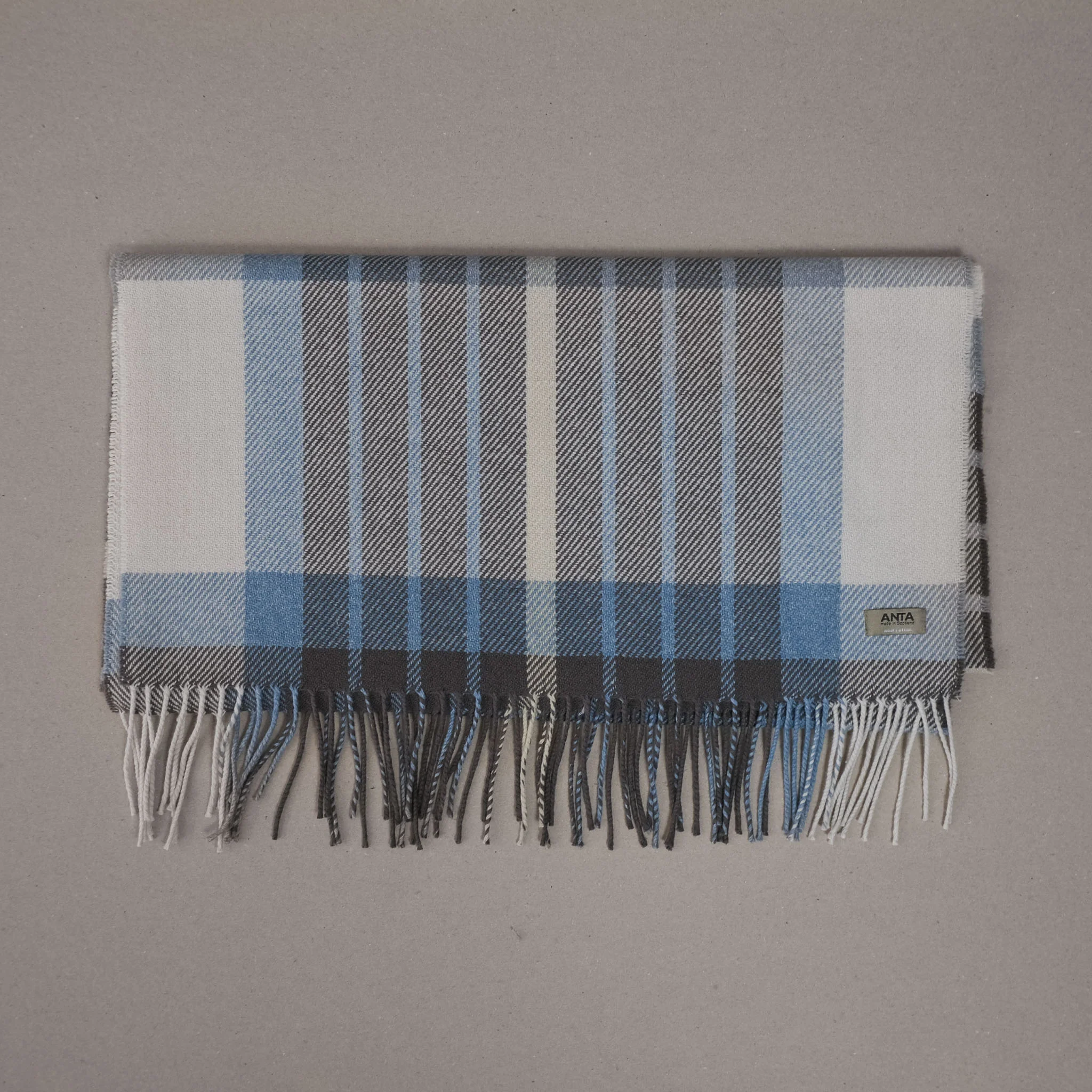 Plough Wool Cotton Blanket Scarf