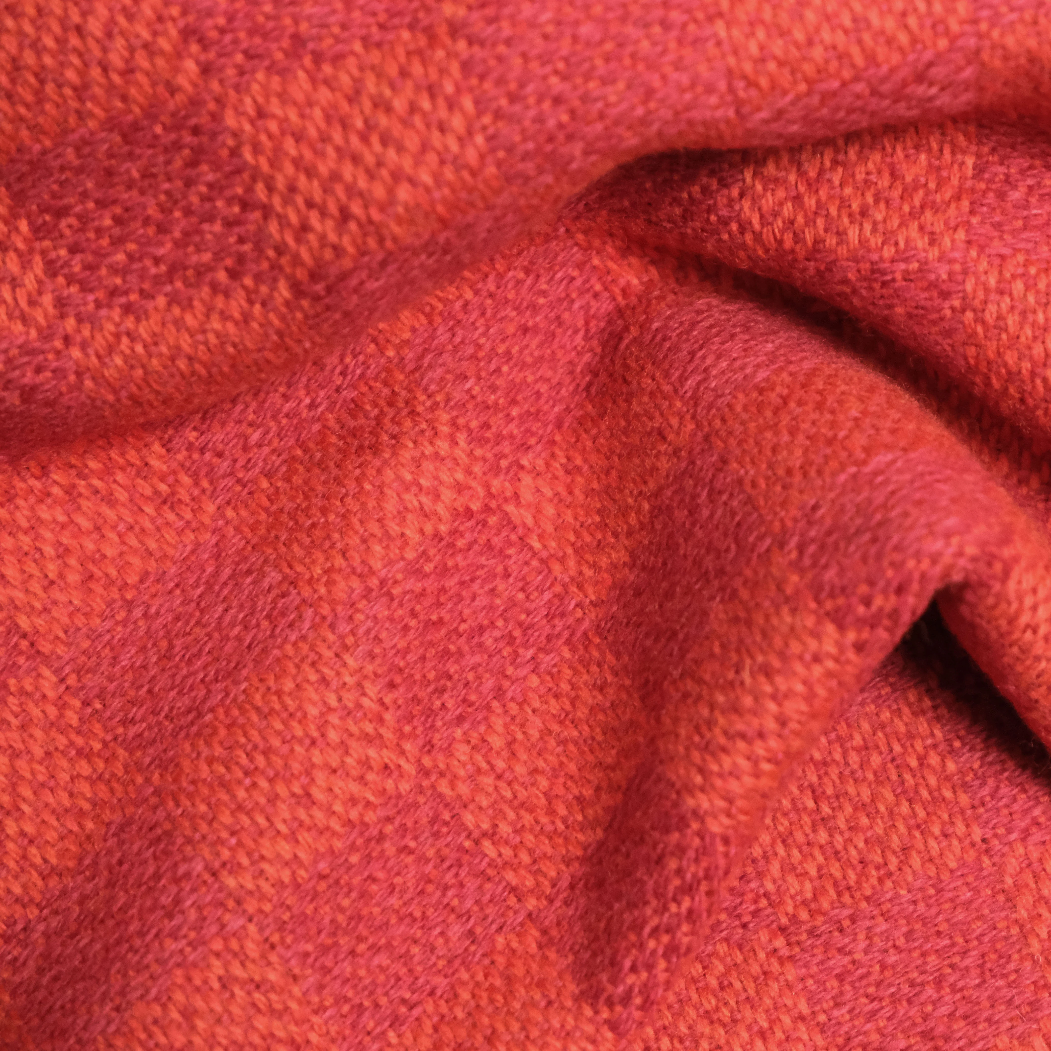 Rose Wool Cotton Throw - Image 2