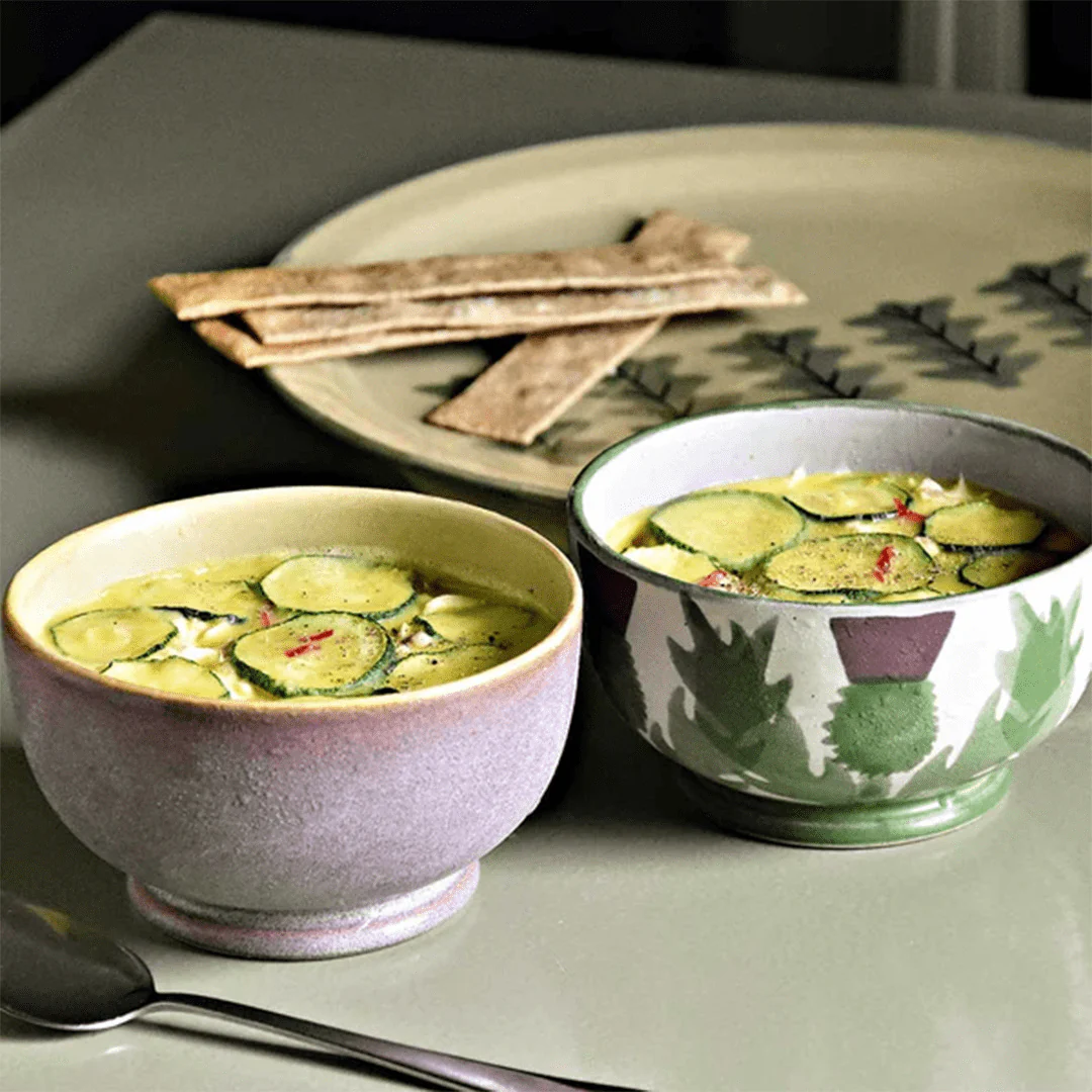 Rustic Heather Porridge Bowl - Image 2