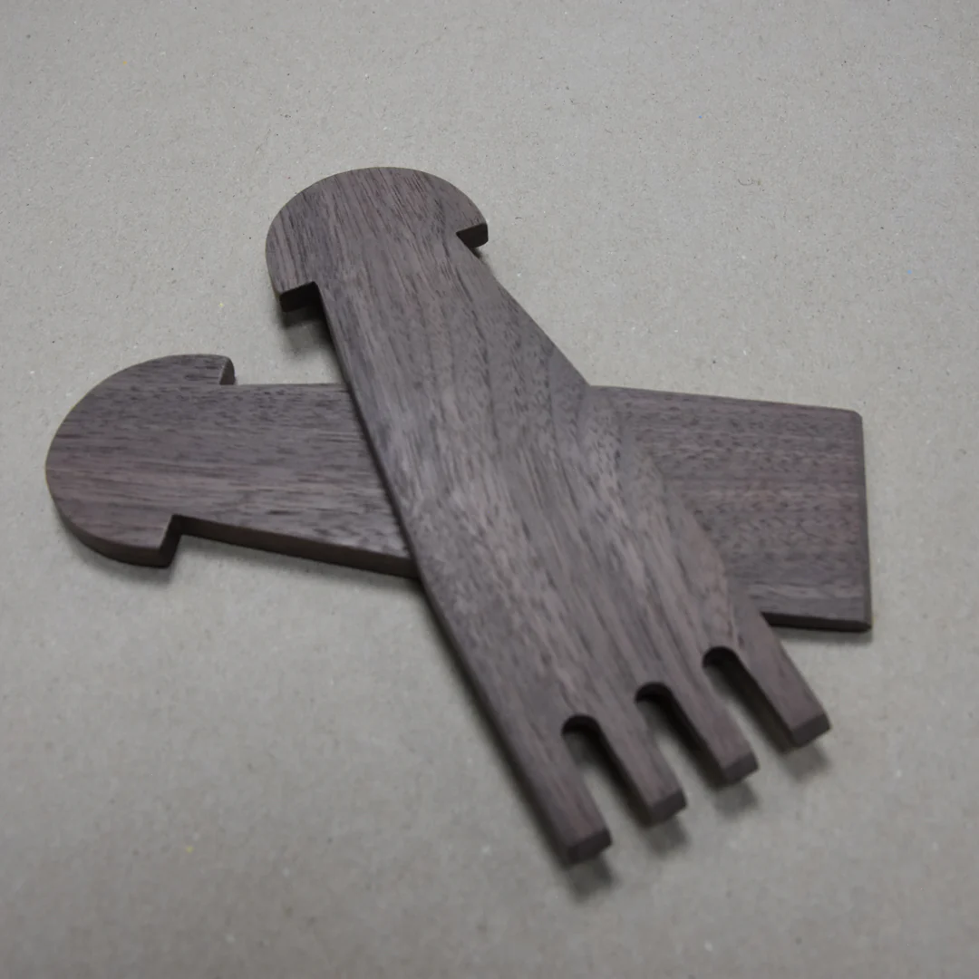 Short Thistle Top Salad Servers - Image 4