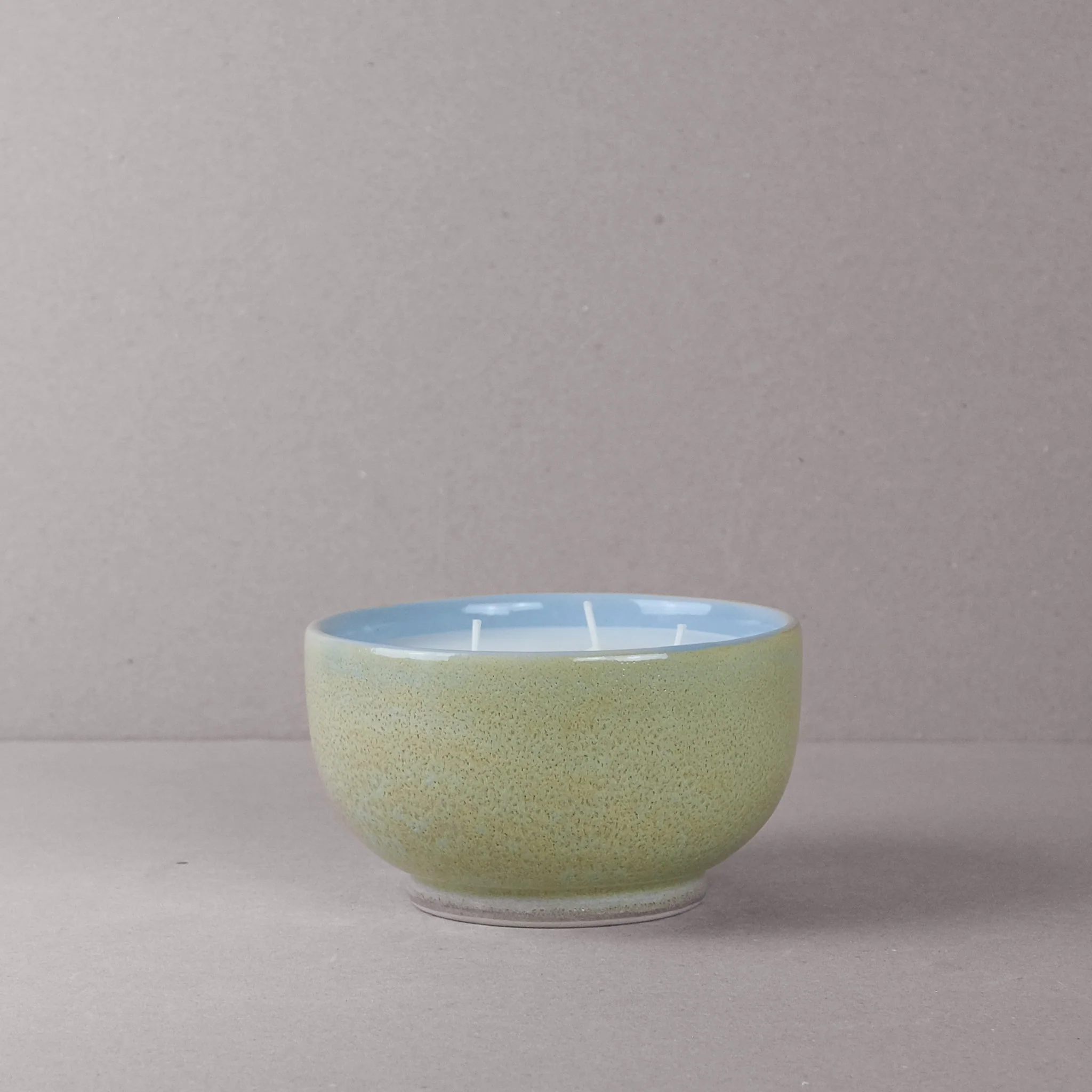 Teal Large Candle Bowl